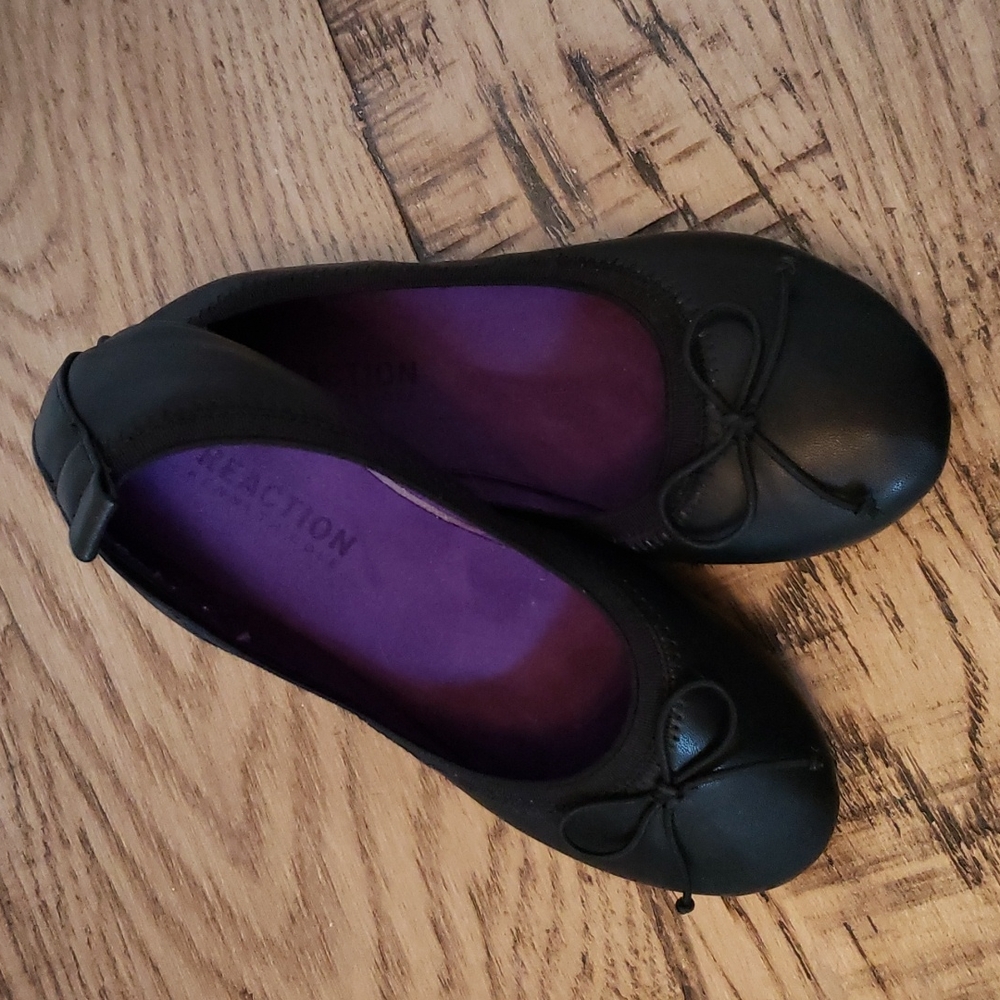 Girls Black Kenneth Cole Reaction Dress Shoes